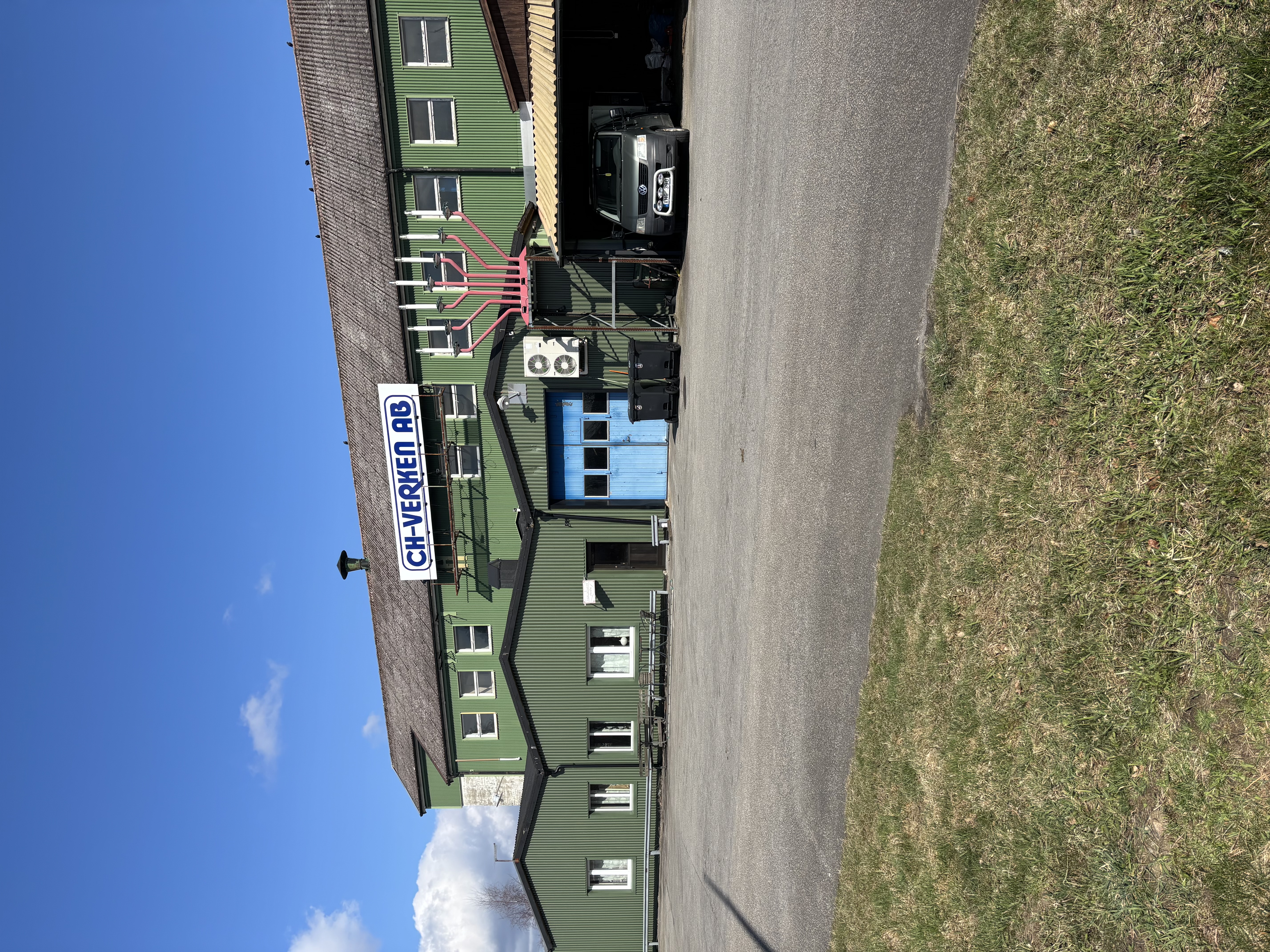 Framsida av CH-Verkens anläggning